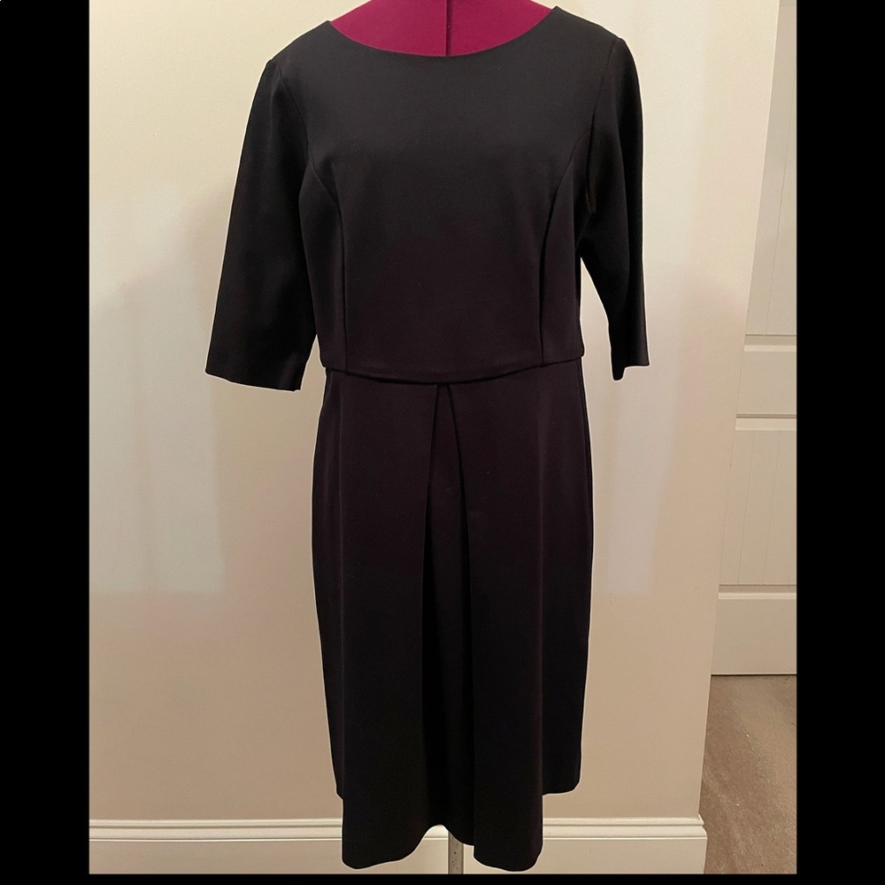 NWT Brooks Brothers mid-length black dress